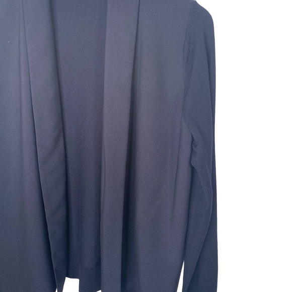 Ted Baker Faiyly Open Front Black Cardigan Blazer Size 2 - Picture 4 of 7